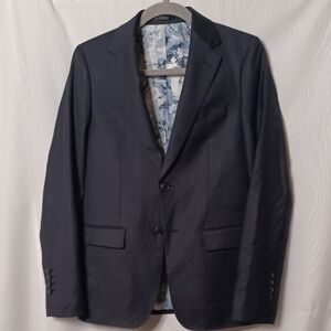 CENTRION Navy Blue Slim Fit Jacket/Blazer For Men. Size 18S